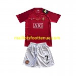 Maillot/Tenue Manchester United Cristiano Ronaldo 7 Champion League 2007 Retro Enfant Domicile